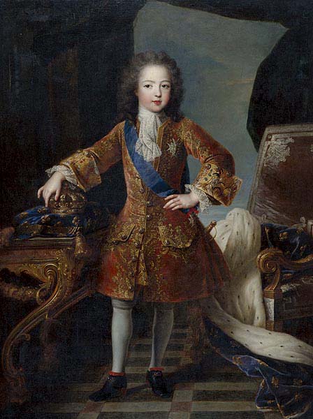 Portrait of King Louis XV of France as child